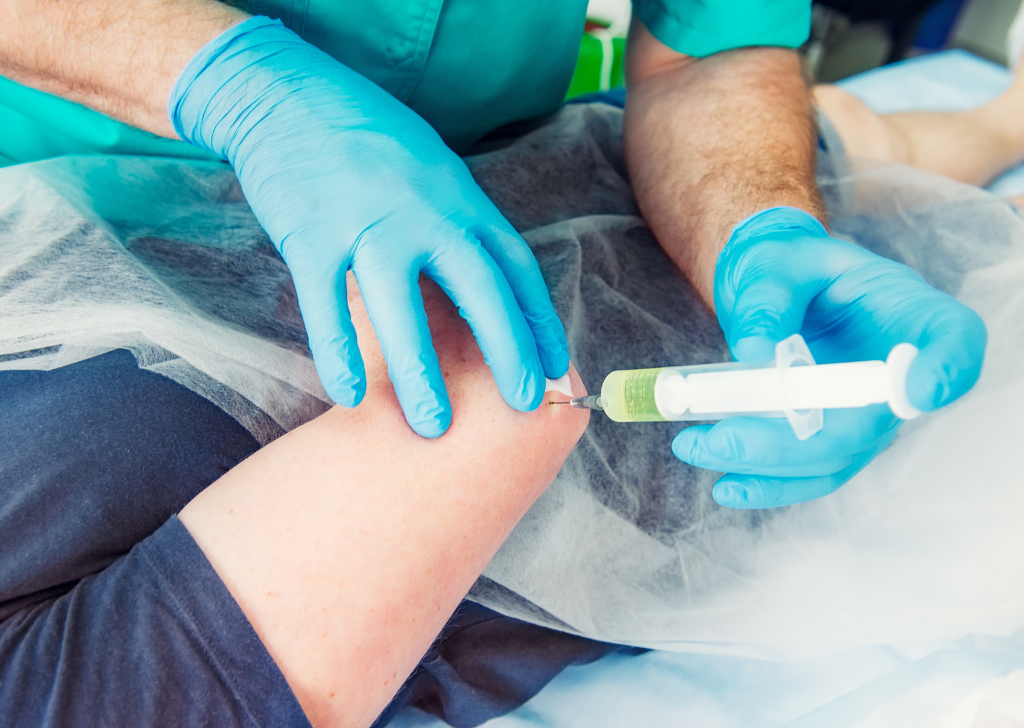 Joint pain injection in Sandakan, Sabah.