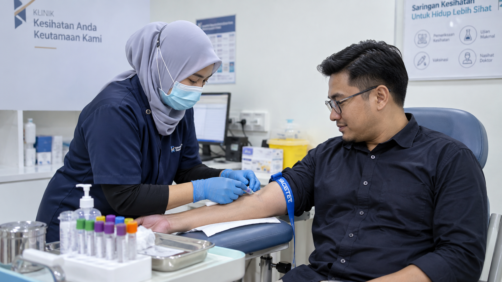 blood test in Sandakan