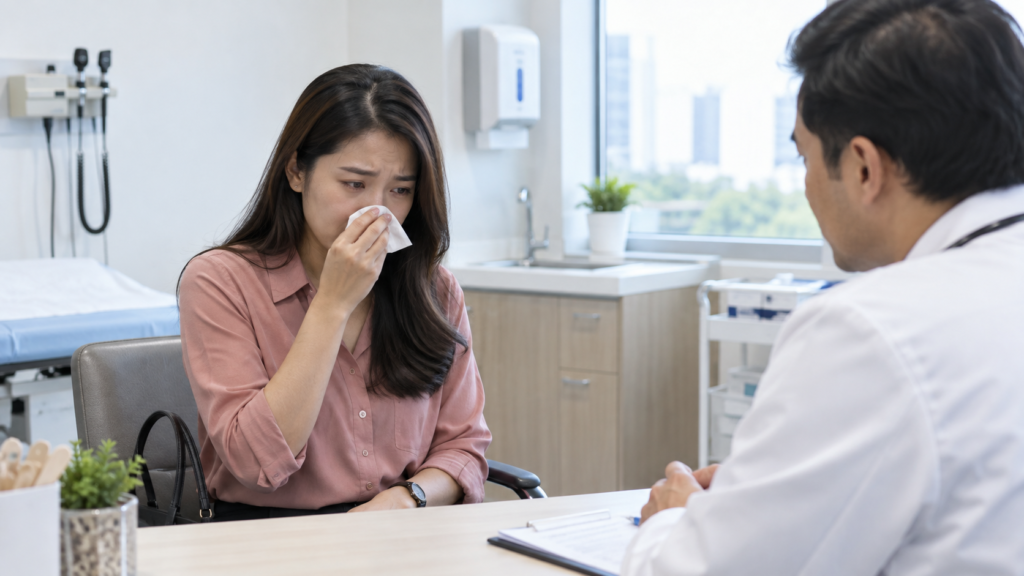 allergy consultation at U.n.i Klinik Sandakan