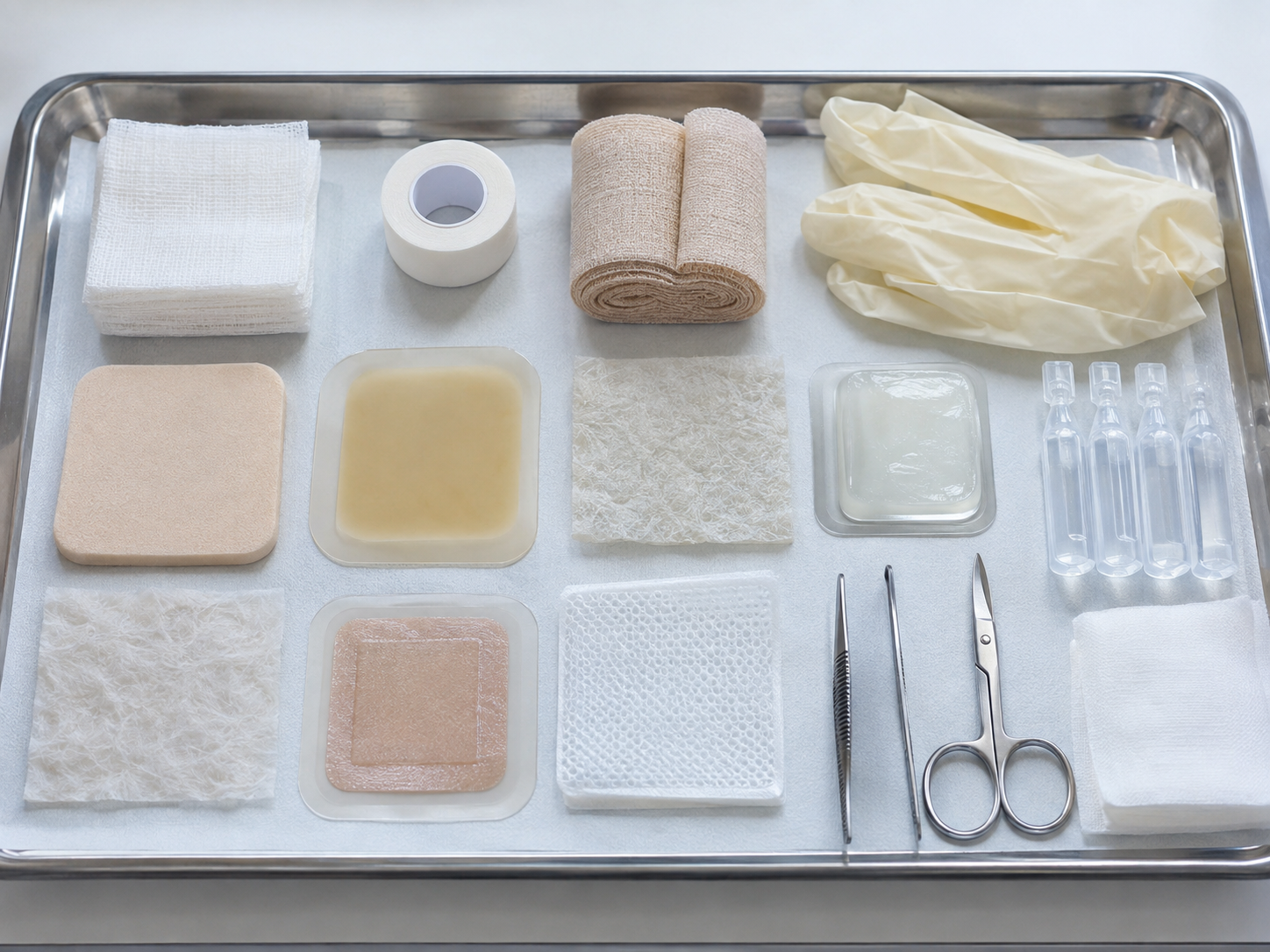 Wound dressing materials used at U.n.i Klinik Sandakan